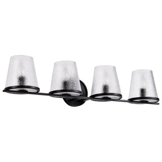 Nuvo Lighting - 60-8254 - Four Light Vanity - Valentine - Black