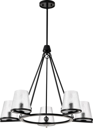 Nuvo Lighting - 60-8258 - Five Light Chandelier - Valentine - Black