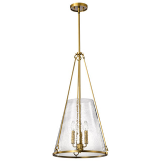 Nuvo Lighting - 60-8267 - Three Light Pendant - Valentine - Vintage Brass