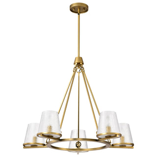 Nuvo Lighting - 60-8268 - Five Light Chandelier - Valentine - Vintage Brass
