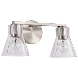 Nuvo Lighting - 60-8332 - Two Light Vanity - Gianna - Brushed Nickel