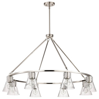 Nuvo Lighting - 60-8336 - Eight Light Chandelier - Gianna - Brushed Nickel
