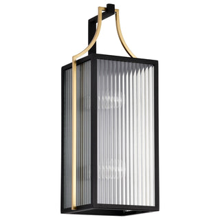 Nuvo Lighting - 60-8503 - Two Light Outdoor Wall Lantern - Holden - Black / Gold