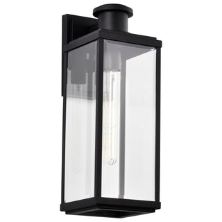 Nuvo Lighting - 60-8512 - One Light Outdoor Wall Lantern - Luca - Sand Black
