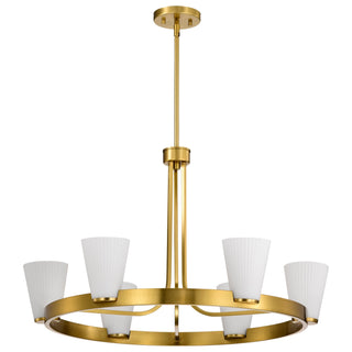 Nuvo Lighting - 60-8726 - Five Light Chandelier - Royale - Burnished Brass