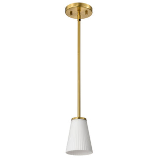Nuvo Lighting - 60-8727 - One Light Mini Pendant - Royale - Burnished Brass