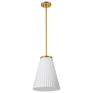 Nuvo Lighting - 60-8728 - One Light Pendant - Royale - Burnished Brass