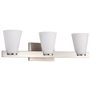 Nuvo Lighting - 60-8733 - Three Light Vanity - Royale - Brushed Nickel