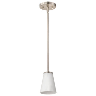 Nuvo Lighting - 60-8737 - One Light Mini Pendant - Royale - Brushed Nickel
