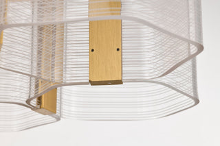 Kenzo LED Flush Mount in Polished Anodized Bronze