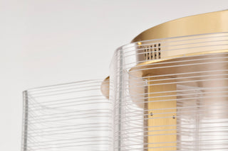 Kenzo LED Flush Mount in Polished Anodized Bronze