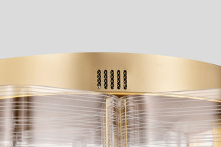 Kenzo LED Flush Mount in Polished Anodized Bronze