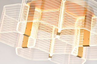 Kenzo LED Flush Mount in Polished Anodized Bronze
