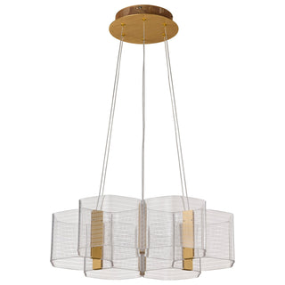 Nuvo Lighting - 62-2403 - LED Chandelier - Kenzo - Polished Anodized Bronze