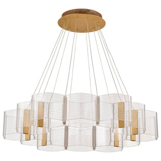 Nuvo Lighting - 62-2404 - LED Chandelier - Kenzo - Polished Anodized Bronze