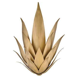 Agave LED Wall Sconce in Burnished Gold