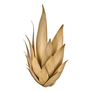 Agave LED Wall Sconce in Burnished Gold