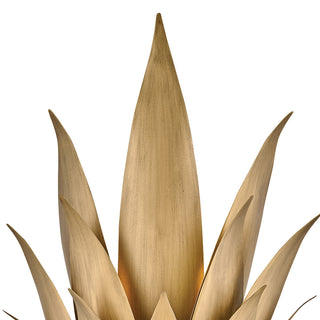 Agave LED Wall Sconce in Burnished Gold
