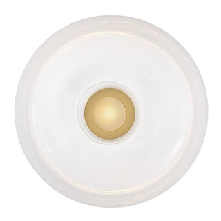 Ombra LED Pendant in Lacquered Brass