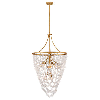Fredrick Ramond - FR41596DA - LED Chandelier - Myra - Distressed Brass