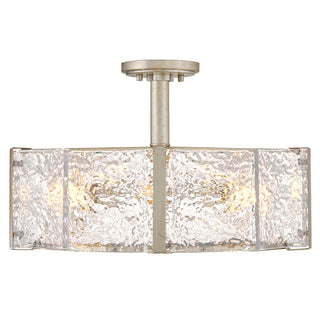 Florian LED Semi-Flush Mount in Glacial