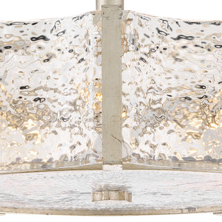 Florian LED Semi-Flush Mount in Glacial