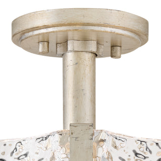 Florian LED Semi-Flush Mount in Glacial