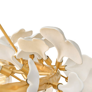 Audra LED Chandelier in Deluxe Gold