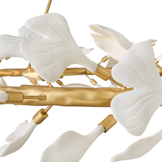 Audra LED Chandelier in Deluxe Gold