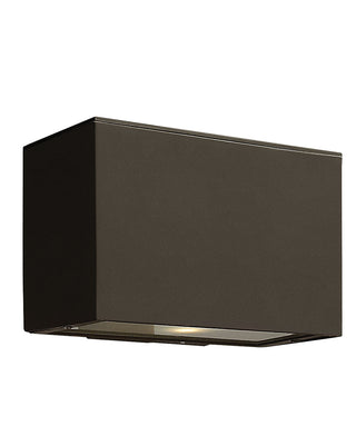 Atlantis Extra Small Down Light Wall Mount Lantern in Bronze