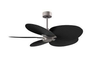 Matthews Fan Company - AKTP-BN-BK - 48" Ceiling Fan - Alessandra Tropical - Brushed Nickel