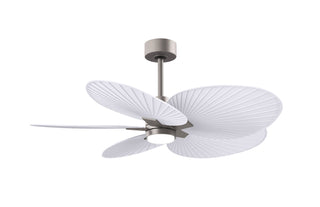 Matthews Fan Company - AKTPLK-BN-MWH - 48" Ceiling Fan - Alessandra Tropical - LK - Brushed Nickel