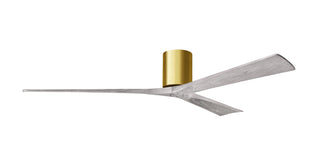 Matthews Fan Company - IR3H-BRBR-BW-72 - 72" Ceiling Fan - Irene-3H - Brushed Brass