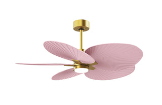 Matthews Fan Company - AKTPLK-BRBR-PI - 48" Ceiling Fan - Alessandra Tropical - LK - Brushed Brass