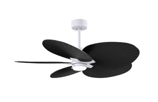 Matthews Fan Company - AKTPLK-MWH-BK - 48" Ceiling Fan - Alessandra Tropical - LK - Matte White