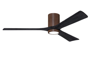 Matthews Fan Company - IR3HLK-WN-BK-60 - 60" Ceiling Fan - Irene-3HLK - Walnut Tone