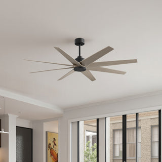 Matthews Fan Company - AN-BK-GA-64 - 64" Ceiling Fan - Ariella - Matte Black