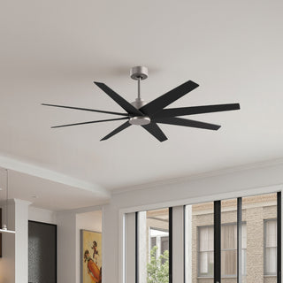 Matthews Fan Company - AN-BN-BK-64 - 64" Ceiling Fan - Ariella - Brushed Nickel