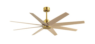 Matthews Fan Company - AN-BRBR-LM-64 - 64" Ceiling Fan - Ariella - Brushed Brass