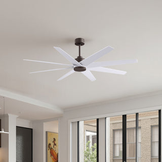 Matthews Fan Company - AN-TB-MWH-64 - 64" Ceiling Fan - Ariella - Textured Bronze