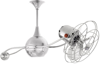 Matthews Fan Company - B2K-CR-MTL-Damp - 40" Ceiling Fan - Brisa 2000 - Polished Chrome