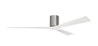 Matthews Fan Company - IR3H-BP-MWH-72 - 72" Ceiling Fan - Irene-3H - Brushed Pewter