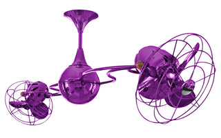 Matthews Fan Company - IV-LTPURPLE-MTL - 60" Ceiling Fan - Italo Ventania - Ametista