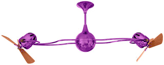 Matthews Fan Company - IV-LTPURPLE-WD - 62" Ceiling Fan - Italo Ventania - Ametista