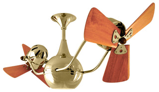Matthews Fan Company - VB-PB-WD - Ceiling Fan - Vent-Bettina - Polished Brass