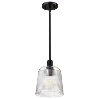 Nuvo Lighting - 60-8606 - One Light Pendant - Grayson - Matte Black
