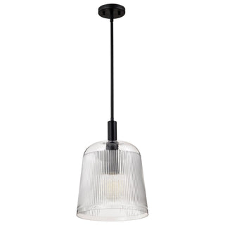 Nuvo Lighting - 60-8607 - One Light Pendant - Grayson - Matte Black