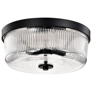 Nuvo Lighting - 60-8608 - Two Light Flush Mount - Grayson - Matte Black