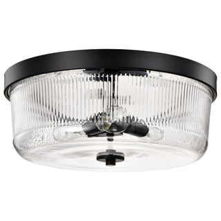 Nuvo Lighting - 60-8609 - Three Light Flush Mount - Grayson - Matte Black