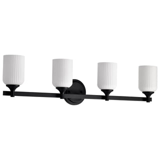 Nuvo Lighting - 60-8644 - Four Light Vanity - Solara - Matte Black